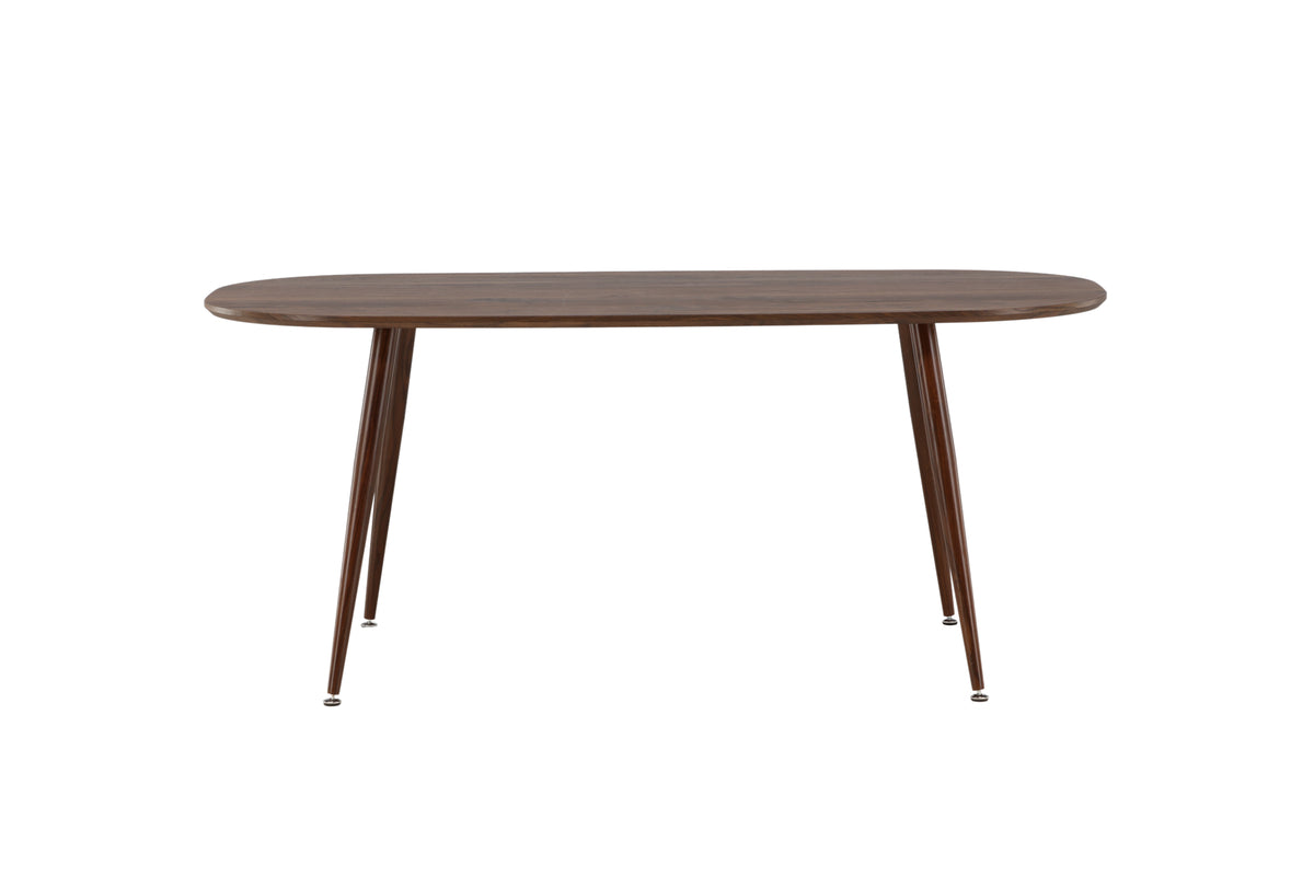 Sanford Ovalt Spisebord 180 x 90 Mørkebrun