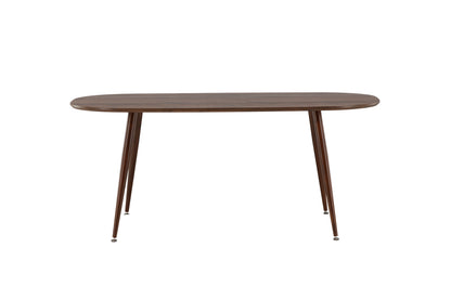 Sanford Ovalt Spisebord 180 x 90 Mørkebrun