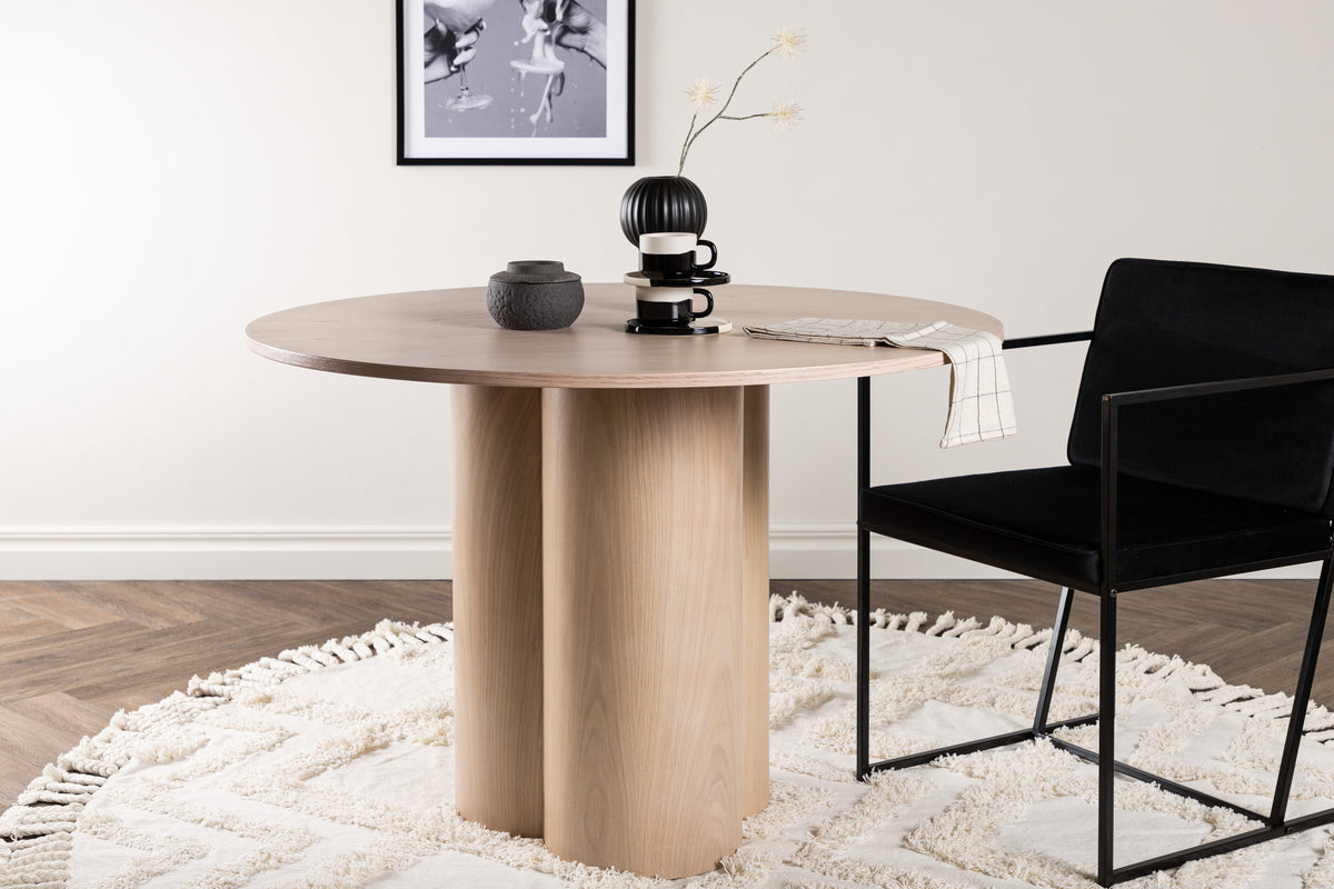 Olivia Rundt Spisebord ⌀110 Hvidvasket