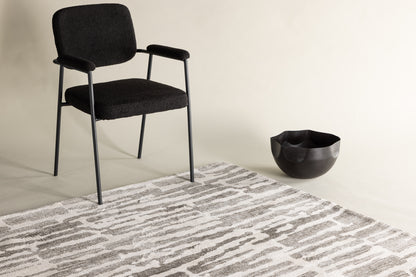 Milos Rektangulært Tæppe 230 x 160 Grå