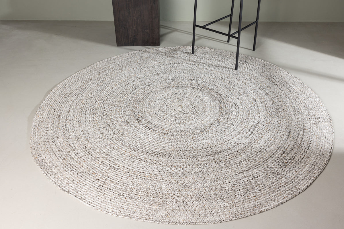 Petra Rundt tæppe 200 Beige