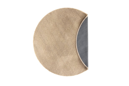 Teddy Rundt Tæppe ⌀200 Beige