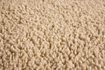 Teddy Rundt Tæppe ⌀200 Beige