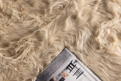 Katy Rektangulært Tæppe 230 x 160 Beige