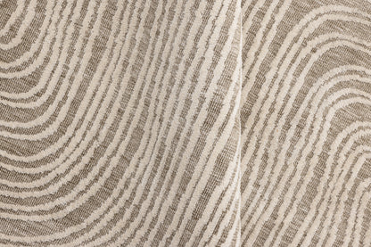 Melle Rundt Tæppe ⌀200 Beige