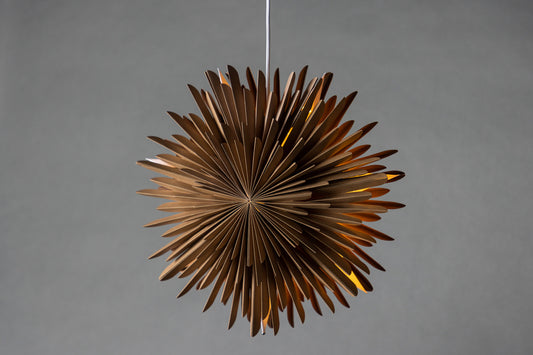 Pendel Lampe 46 Brun