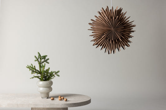 Pendel Lampe 60 Brun