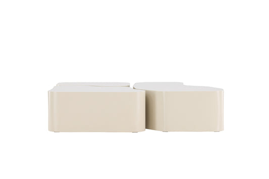 Nordland Sofabord Tabel 1: 95x70, Tabel 2: 74x60, Tabel 3: 40x40 Beige
