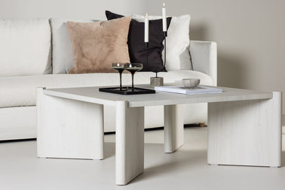 Rogaland Sofa Table 100 x 100 Hvidvasket