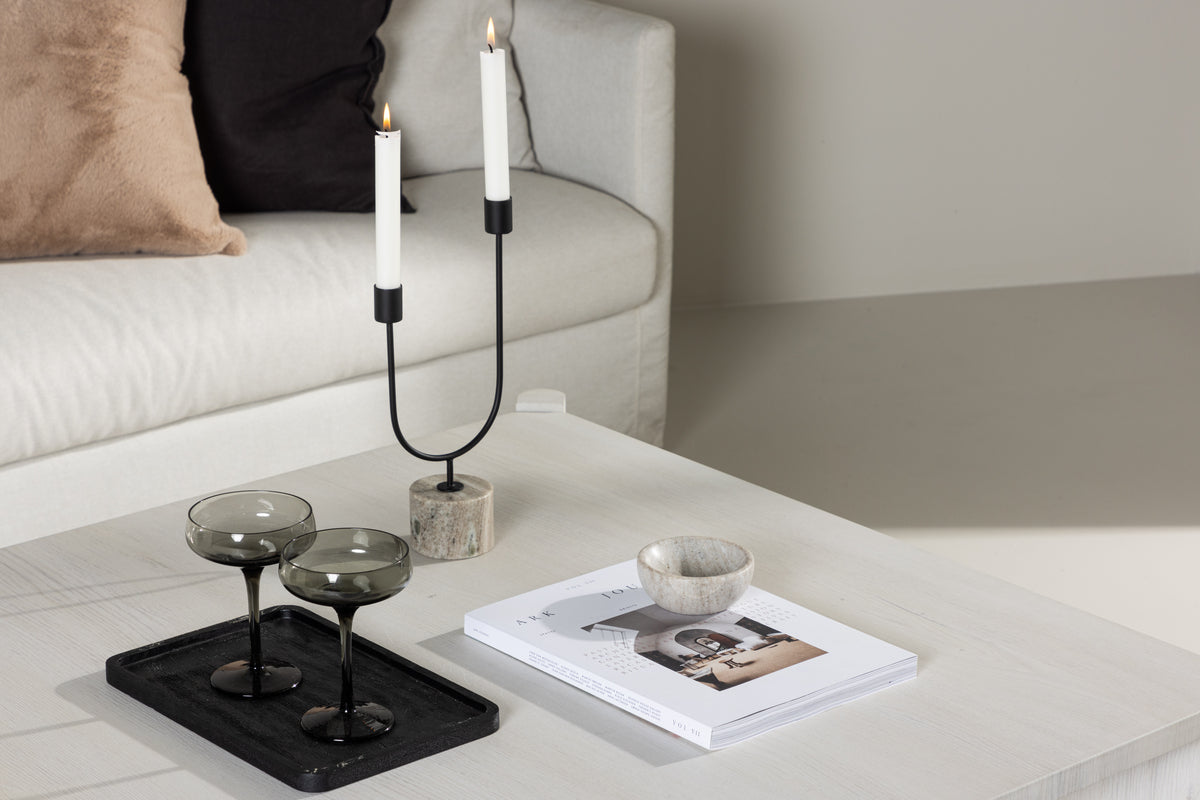Rogaland Sofa Table 100 x 100 Hvidvasket