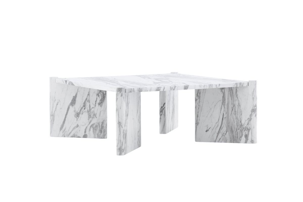 Rogaland Sofa Table 100 x 100 Hvid