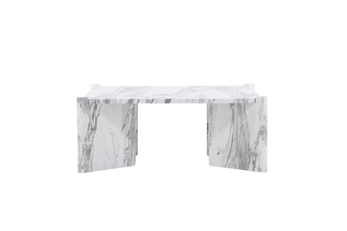 Rogaland Sofa Table 100 x 100 Hvid