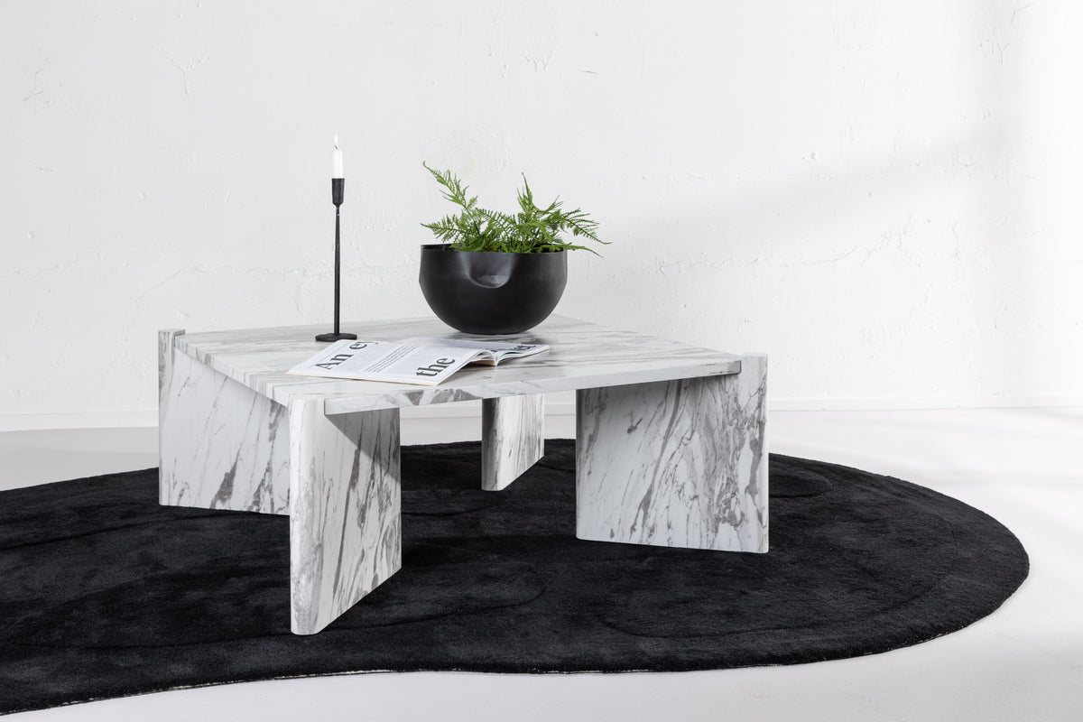Rogaland Sofa Table 100 x 100 Hvid