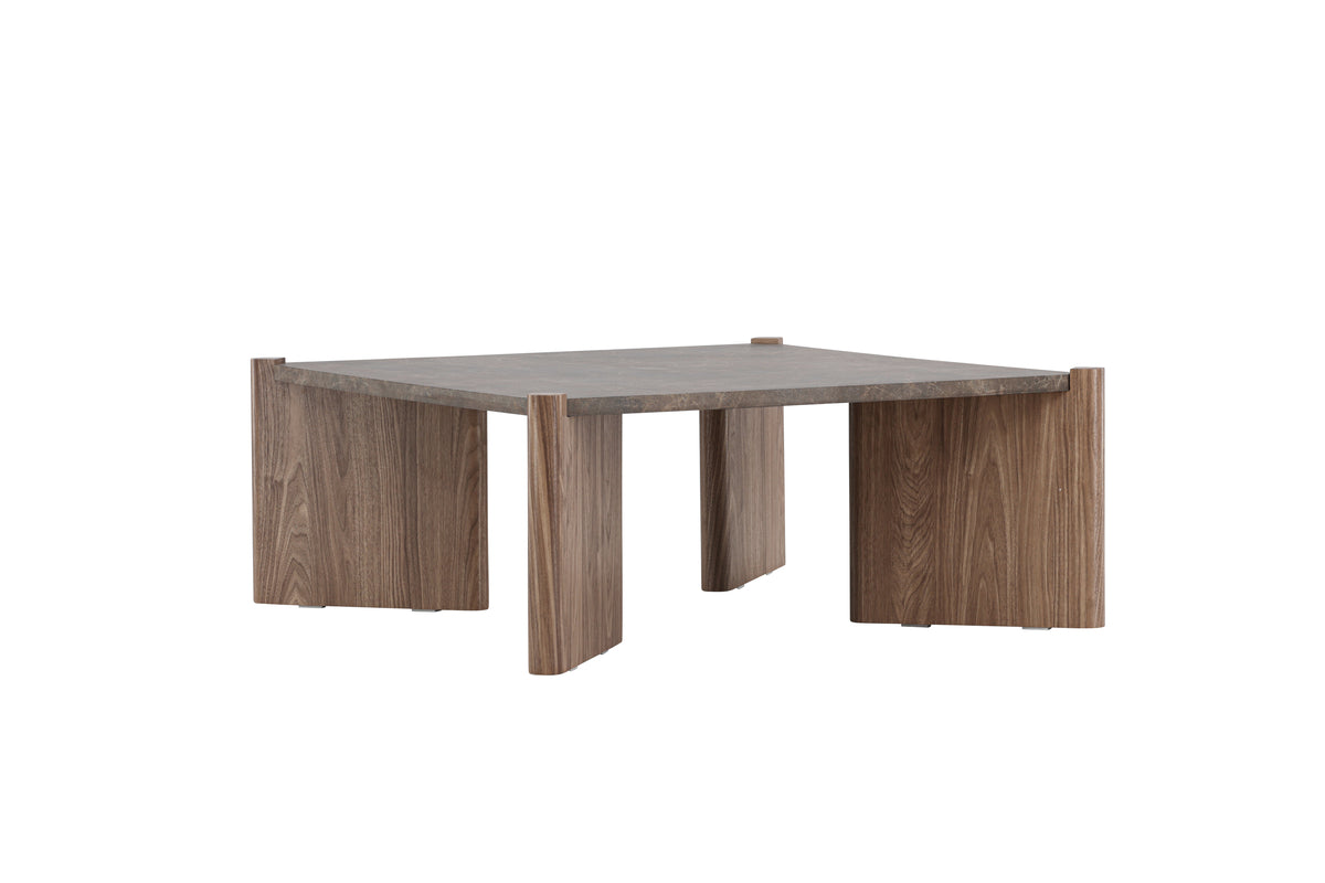Rogaland Sofa Table 100 x 100 Brun