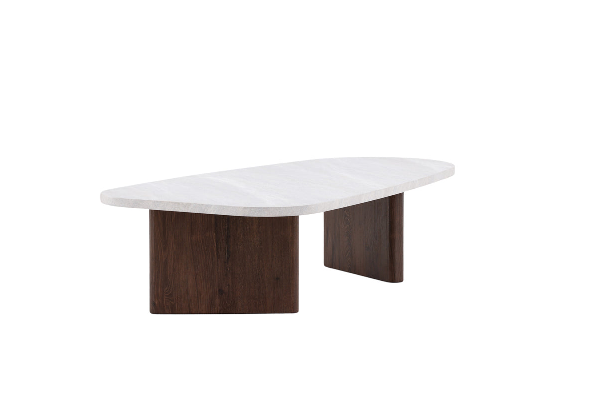 Grönvik Sofa Bord 130 x 65 Lys Grå