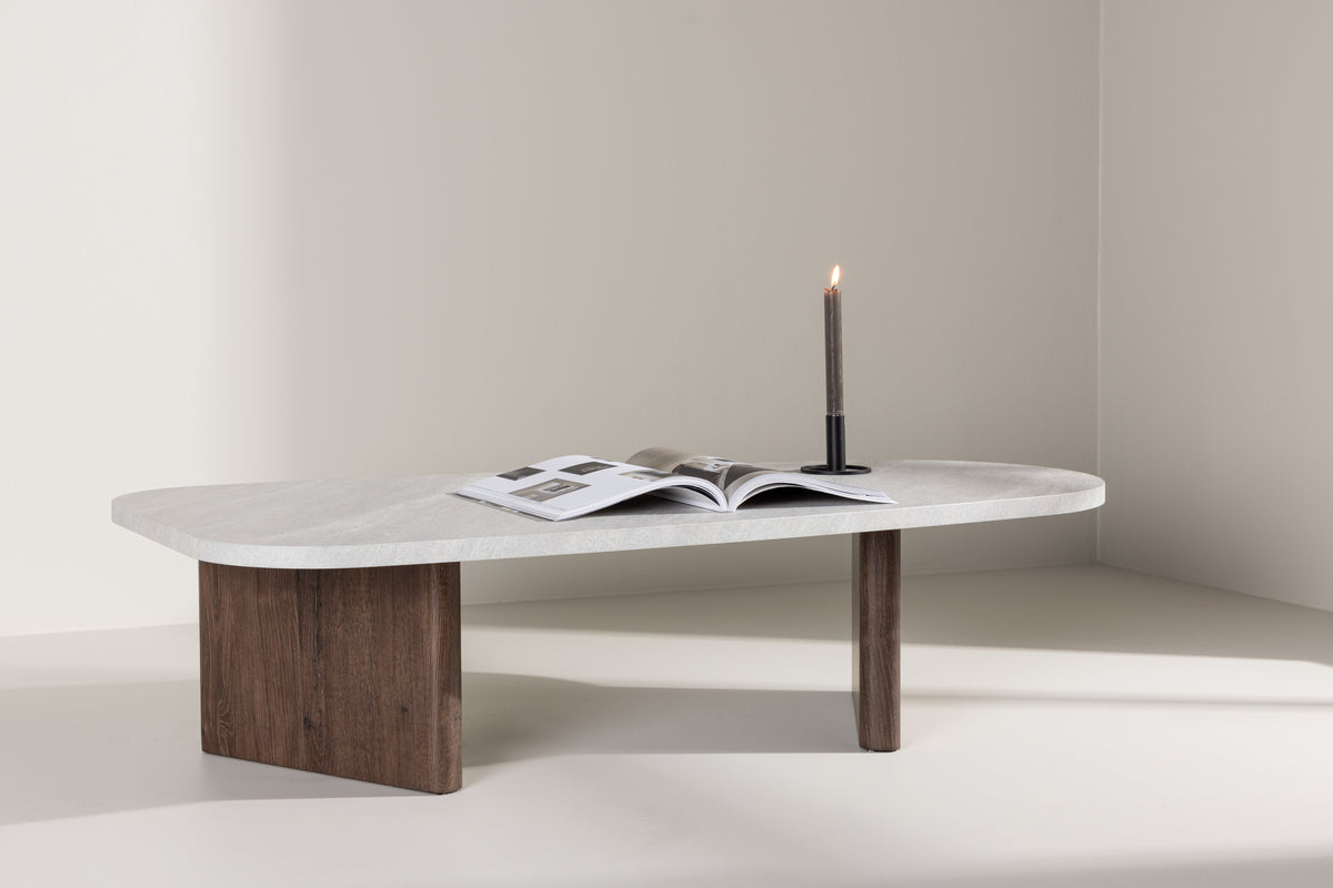 Grönvik Sofa Bord 130 x 65 Lys Grå