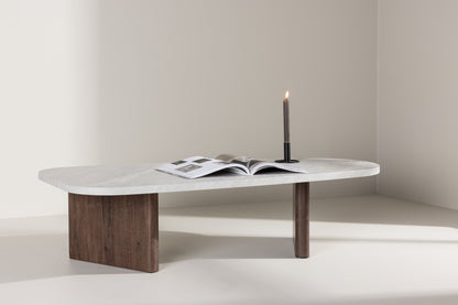 Grönvik Sofa Bord 130 x 65 Lys Grå