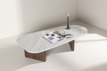 Grönvik Sofa Bord 130 x 65 Lys Grå