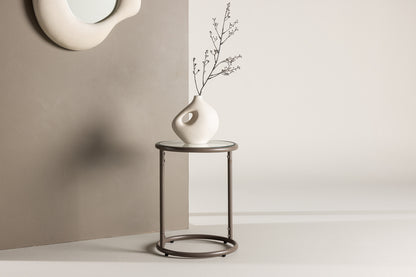 Stavanger Side Table ø35 Brun