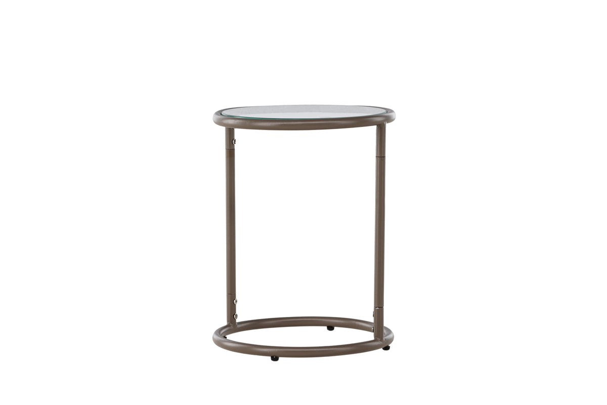 Stavanger Side Table ø35 Brun