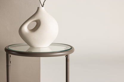 Stavanger Side Table ø35 Brun