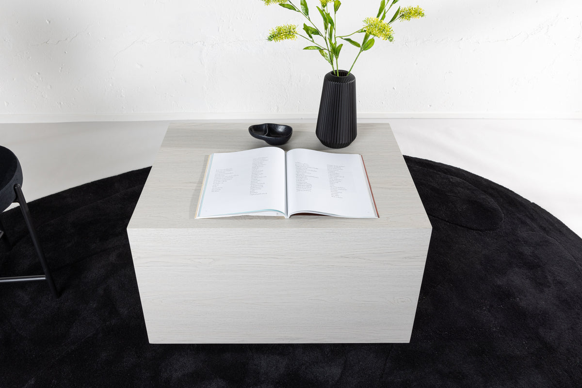 York Sofabord 80 x 60 Hvidvasket