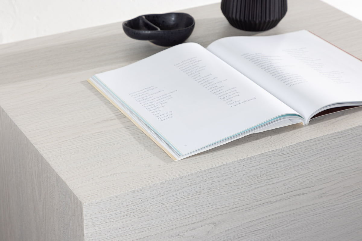 York Sofabord 80 x 60 Hvidvasket