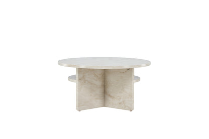 Ålesund Sofa Table ⌀85 Beige