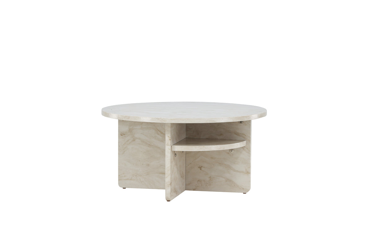 Ålesund Sofa Table ⌀85 Beige
