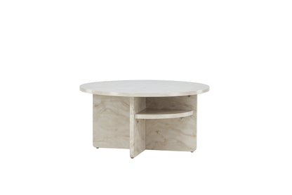 Ålesund Sofa Table ⌀85 Beige
