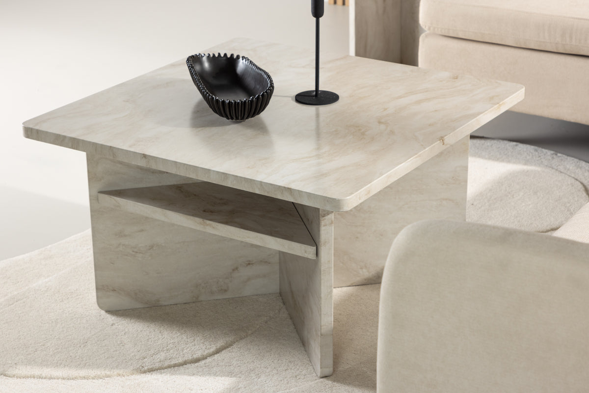 Ålesund Sofa Table 75 x 75 Beige