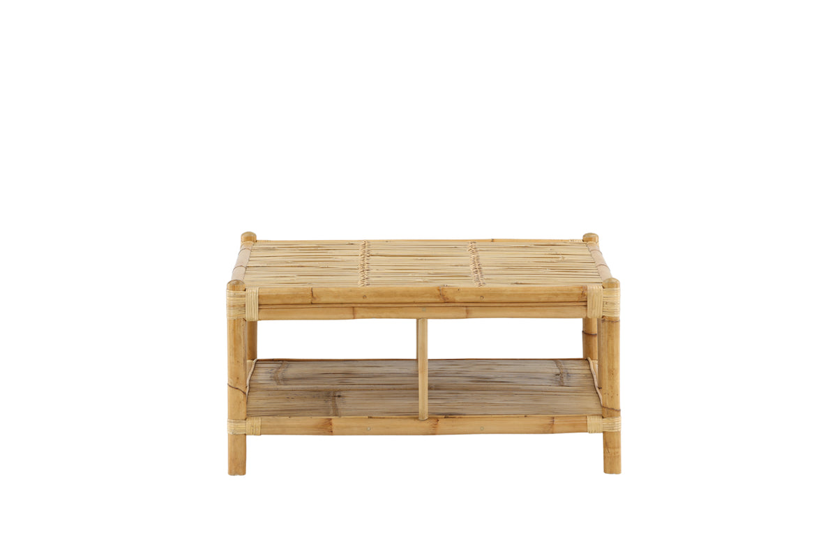 Cane Sofabord 90 x 90 Natur