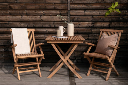 Cafébord 70 x 70 Natur