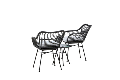 Viga Lounge Sæt Sort