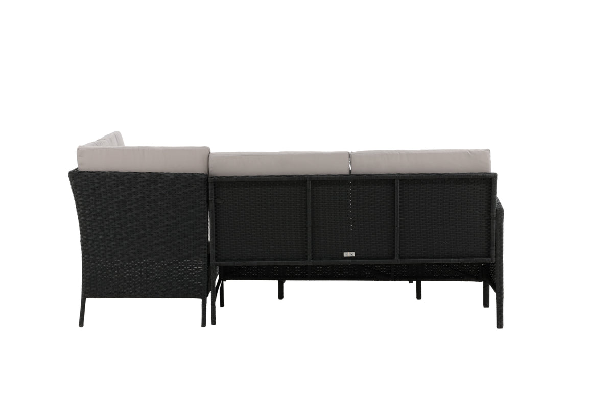 Knock Hjørnesofa Sæt Sort Sort