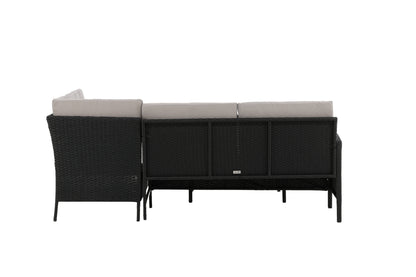 Knock Hjørnesofa Sæt Sort Sort