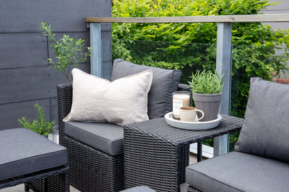 Quad Lounge Sæt Sort