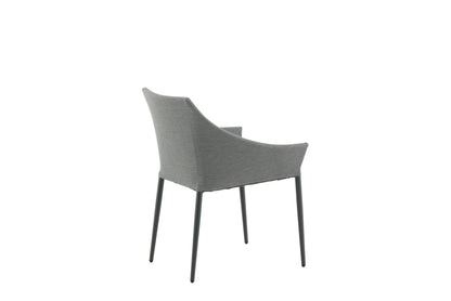 Spisebordsstol 2-pak Grå