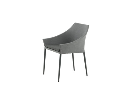 Spisebordsstol 2-pak Grå