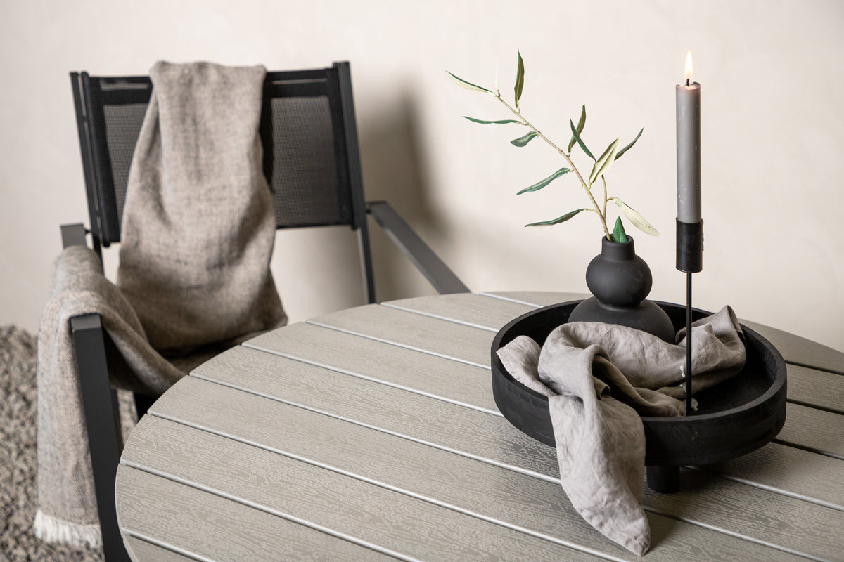 Rundt spisebord 90 Grå