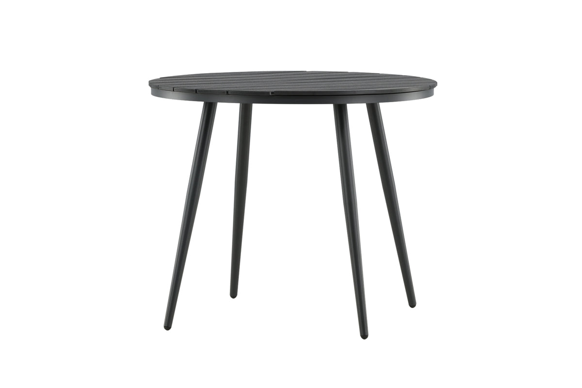 Rundt spisebord 90 Sort