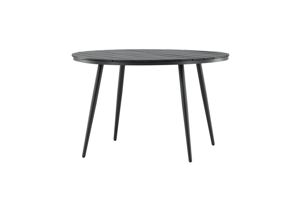 Rundt spisebord 120 Sort
