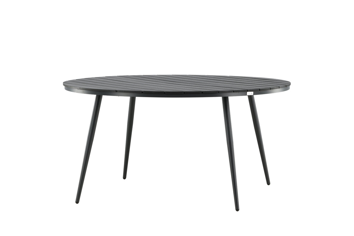 Rundt spisebord 150 Sort