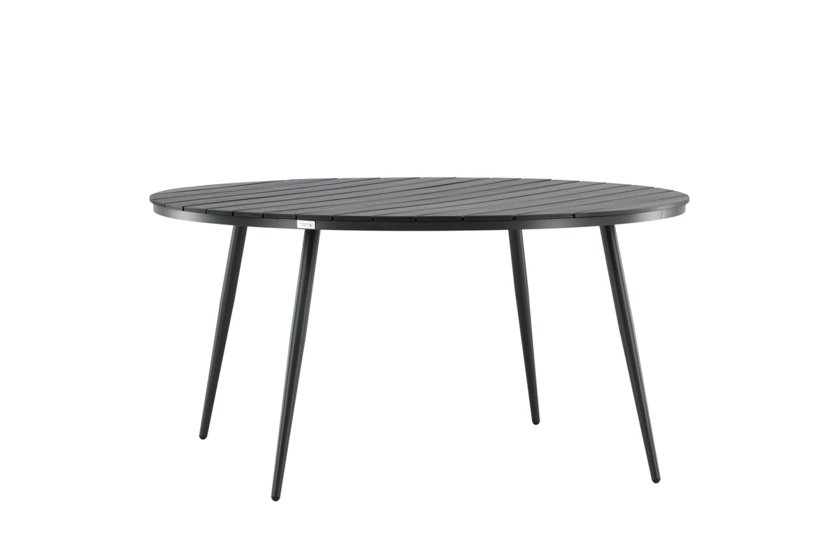 Rundt spisebord 150 Sort