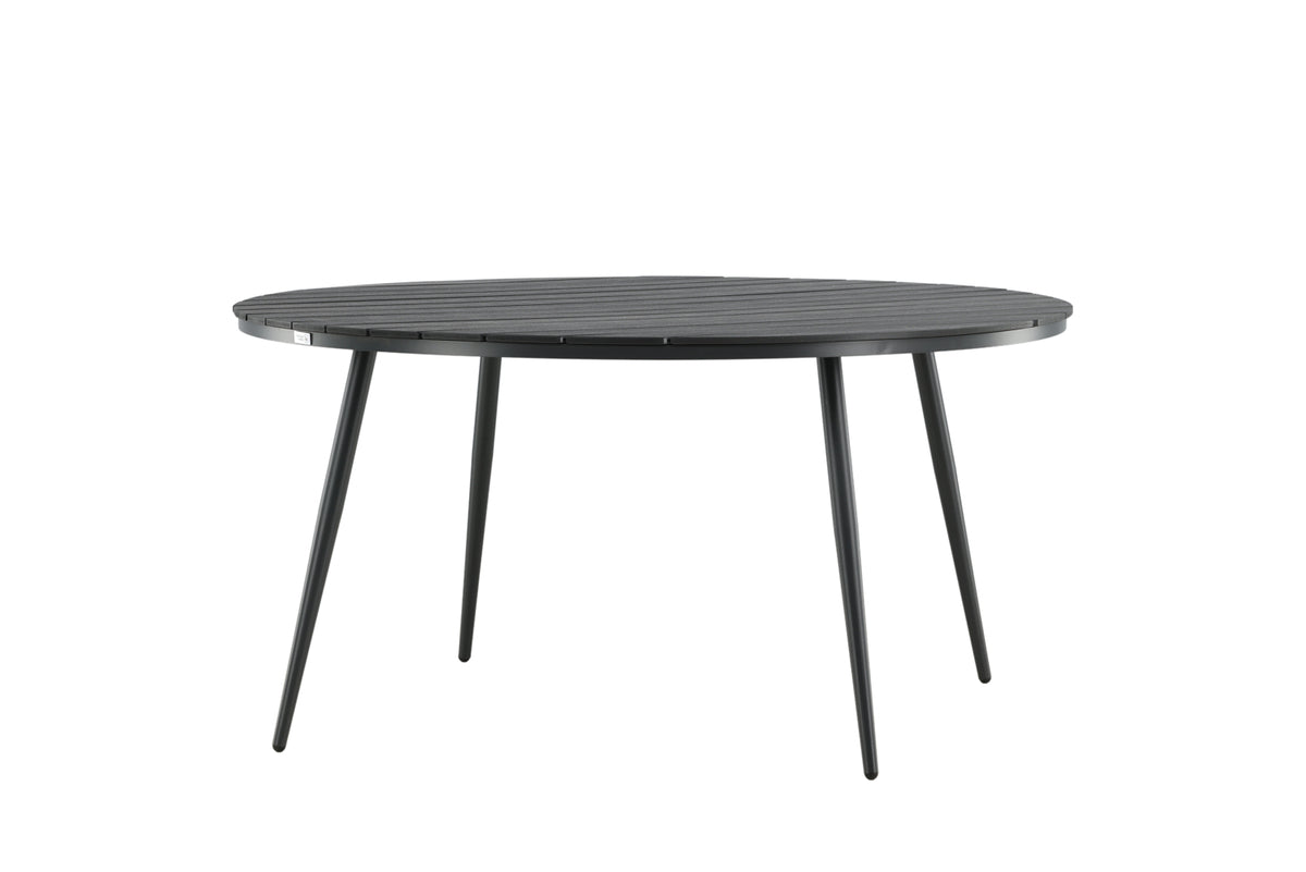 Rundt spisebord 150 Sort