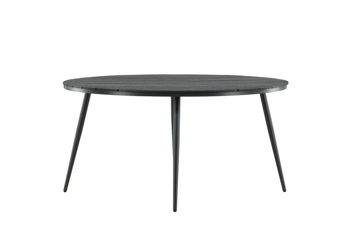Rundt spisebord 150 Sort