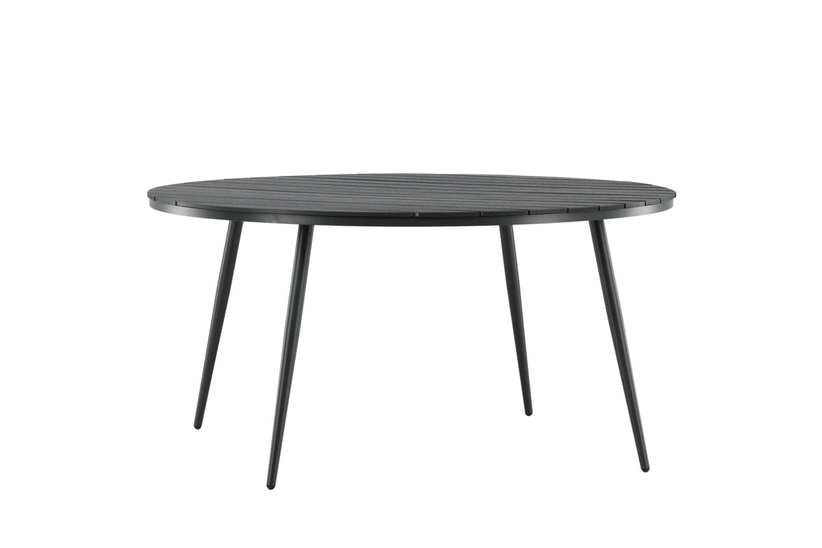 Rundt spisebord 150 Sort