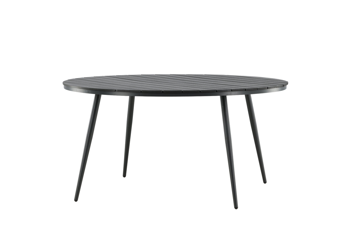 Rundt spisebord 150 Sort