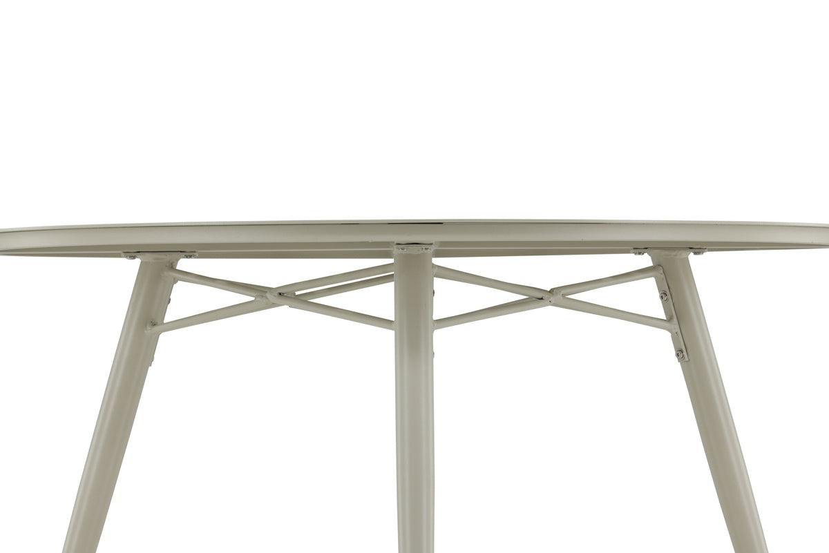 Rundt spisebord 120 Beige