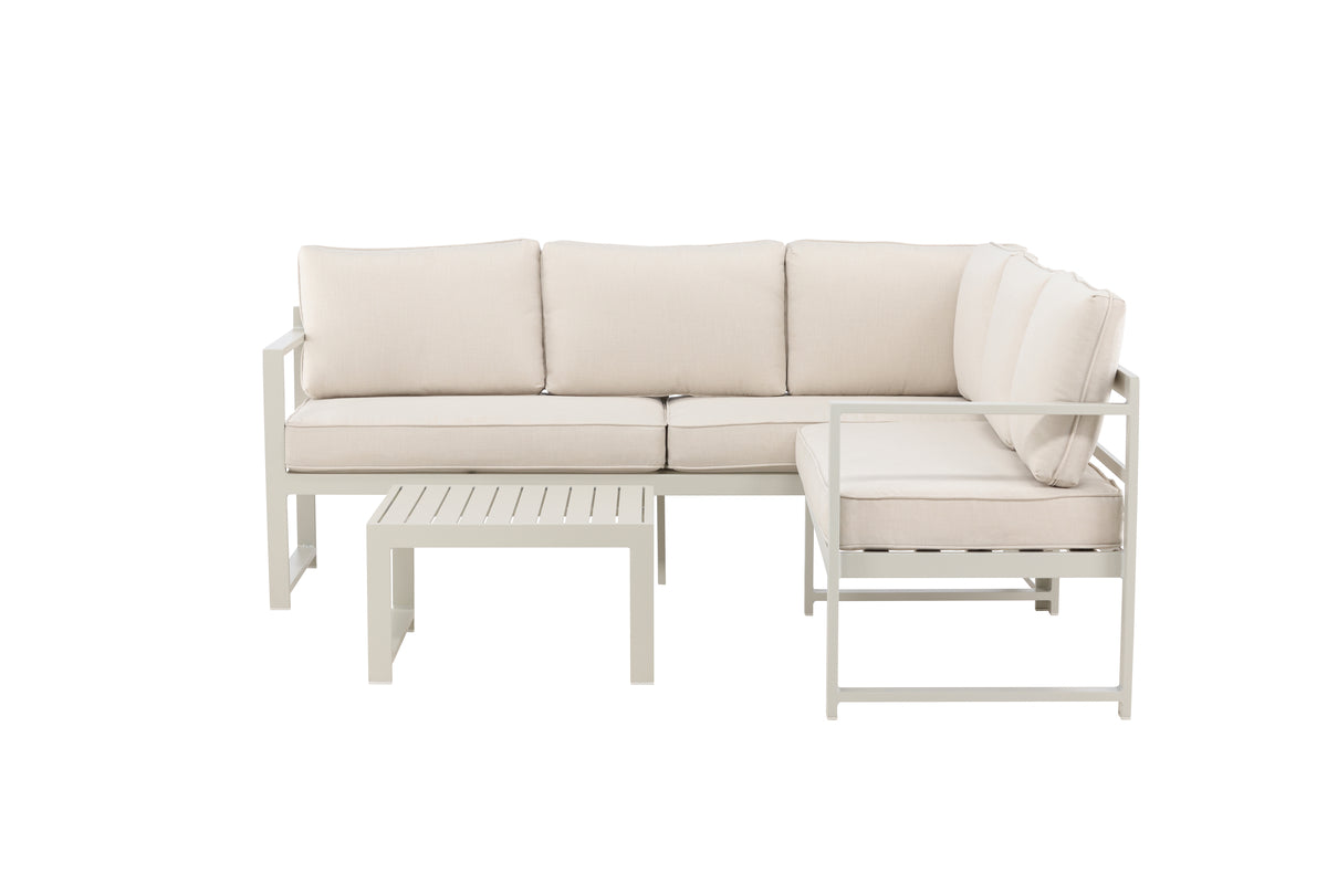 Salvador Corner Sofa Set Beige Beige